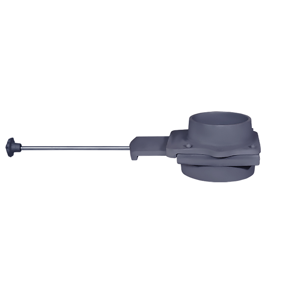 Чугунный шиберный блок на печи GFS/Гроза/Гром/Авангард для трубы 500/1000 диаметром 115/130/150/180