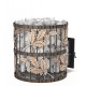 Чугунная банная печь Эверест 24 (281) из жаростойкого чугуна (ГОСТ 1412-85) в кованной сетке