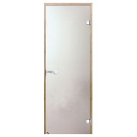 Стеклянная дверь для сауны HARVIA STG ольха/сатин 7*19