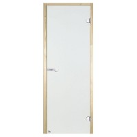 Стеклянная дверь для сауны HARVIA STG осина/прозрачная 9*21