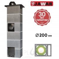 Керамический дымоход Jawar Universal Plus W с вентиляцией ⌀200 мм